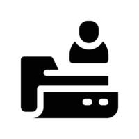 folder icon. glyph icon for your website, mobile, presentation, and logo design. vector