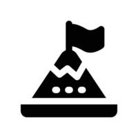 goal icon. glyph icon for your website, mobile, presentation, and logo design. vector