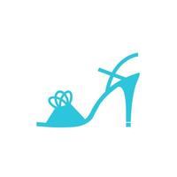 Tango dancing shoe icon. Isolated on white background. From blue icon set. vector