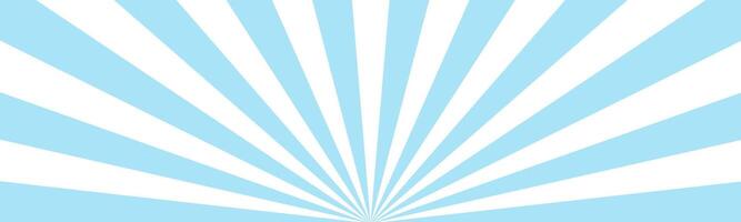 Sunrays, sunbeam rays web banner, lines background, light vector