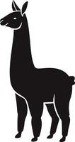 Sheep silhouette black vector