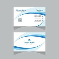 Unique Clean Style Modern Business Card Template vector