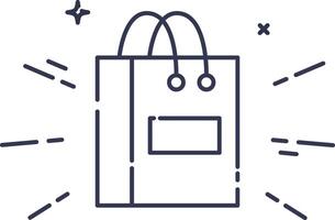 shopping bag icon illustration vector