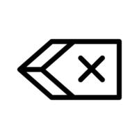 Delete Icon Symbol Design Illustration vector