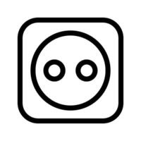 Socket Icon Symbol Design Illustration vector