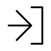 Log In Icon Symbol Design Illustration vector