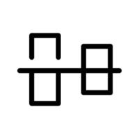 Alignment Icon Symbol Design Illustration vector
