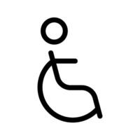 Disabled Icon Symbol Design Illustration vector