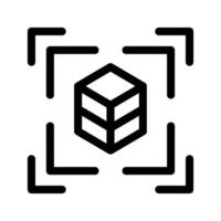 3D Model Icon Symbol Design Illustration vector