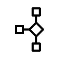 Flowchart Icon Symbol Design Illustration vector