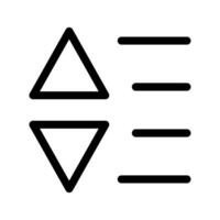 Sort Icon Symbol Design Illustration vector