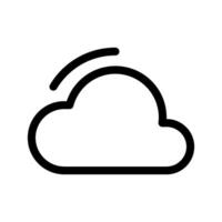 Cloudy Icon Symbol Design Illustration vector