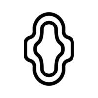 Sanitary Pad Icon Symbol Design Illustration vector