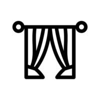 Curtain Icon Symbol Design Illustration vector