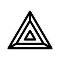 Triangle Icon Symbol Design Illustration vector