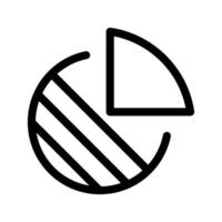 Pie Chart Icon Symbol Design Illustration vector