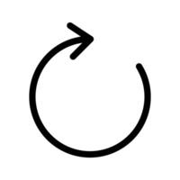 Refresh Icon Symbol Design Illustration vector