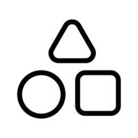 Shape Icon Symbol Design Illustration vector