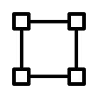 Retangle Icon Symbol Design Illustration vector