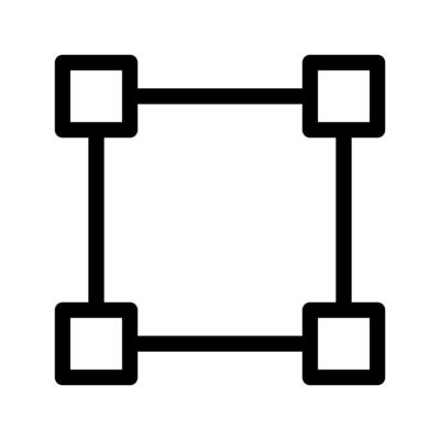 Retangle Icon Symbol Design Illustration