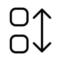 Apps Sort Icon Symbol Design Illustration vector