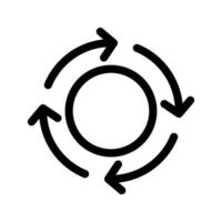Loop Icon Symbol Design Illustration vector
