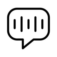 Voice Message Icon Symbol Design Illustration vector