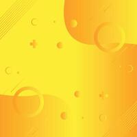 Yellow gradient color abstract background with dynamic shape stylish design vector