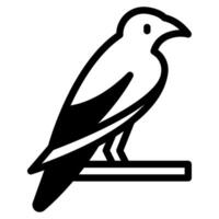 Raven icon for web, app, infographic, etc vector