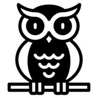 Owl icon for web, app, infographic, etc vector