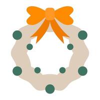 for web, app, infographic, etcWreath icon vector