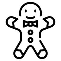 for web, app, infographic, etcGingerbread icon vector