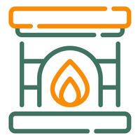 for web, app, infographic, etcFireplace icon vector