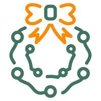 for web, app, infographic, etcWreath icon vector