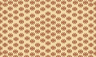 A brown and red patterned fabric vector