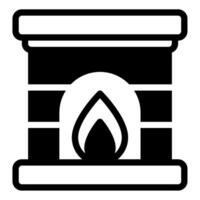 for web, app, infographic, etcFireplace icon vector
