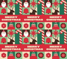 Christmas modern minimalist geometric seampless pattern vector