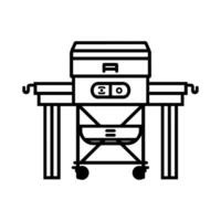 conveyor icon or modern line symbol. line art and icon design with bold outline. Black and white Pixel Perfect minimalistic symbol isolated white background. Silhouette simple thin sign vector