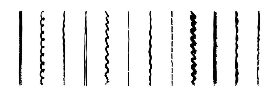Ornament line sketch style set. Simple line ornaments in different designs