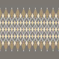 White diamond shaped border seamless pattern on gray background, designed for textile prints, fabric textures, wrapping paper, and other decorative prints. vector
