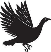 Turkey fly clean simple icon silhouette black vector