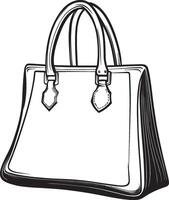 a handbag illustration vector