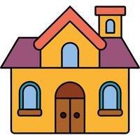House icon white background vector