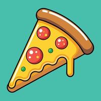 Pizza icon illustration vector