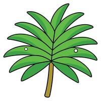 Palm tree clip art vector