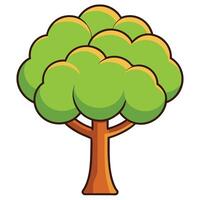 Tree clip art illustration vector