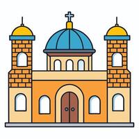 Church icon illustration illustration design vector