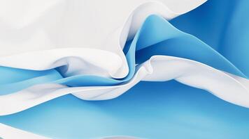 Flowing multilayer cloth background, 3d rendering. video