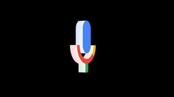 Editable 3D Google Voice Assistant Popup Overlay for Stock and Social Media Content video