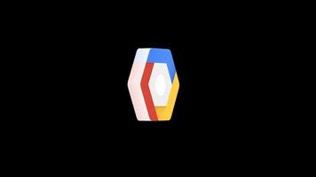 Editable 3D Google Cloud Platform Popup Overlay for Stock and Social Media Content video